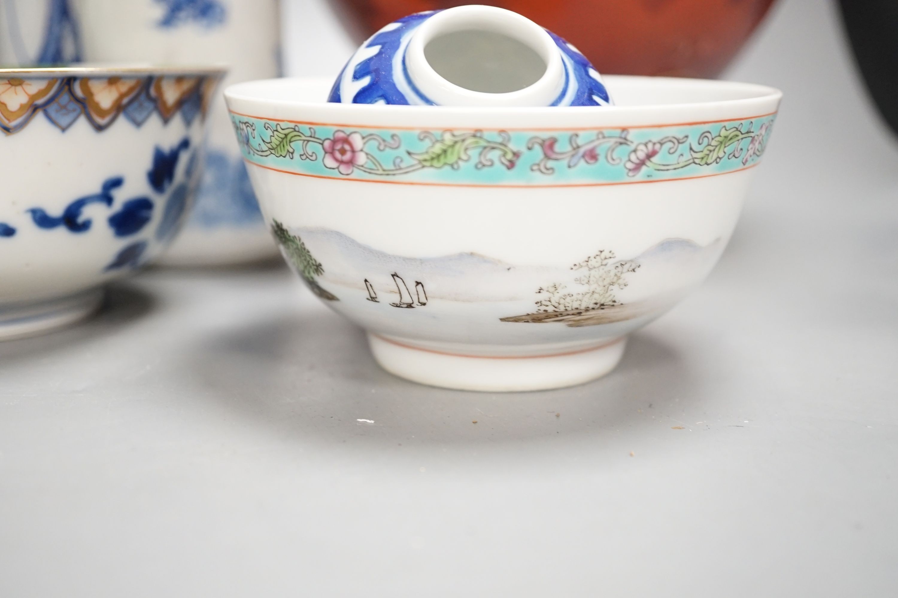 A group of Chinese and Japanese ceramics